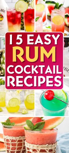 Malibu Rum Drink Recipes – Try these insanely good Malibu Rum Cocktails for your tropical hour! Fun and flavorful adult beverages using the one and only – Malibu Coconut Rum! Rum cocktail recipes, summer cocktails, easy rum cocktails, coconut rum cocktails, cocktails with rum, Malibu Rum drinks. Summer Cocktail Recipes Rum, Keto Rum Drinks, Easy Mixed Drinks Alcohol Parties, Sweet Mixed Drinks Alcohol Recipes, Cocktails With White Rum, Rum Runner Recipe Easy, Rum Cocktail Recipes Easy, Mixed Drinks Alcoholic Summer, Rum Recipes Drinks