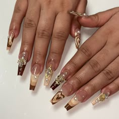 Gold Drip Nails, Acrylic Nail Designs Classy, Coffin Nails Matte, Gold Drip, Nails Rings, Glitter Nails Acrylic, Gel Toe Nails