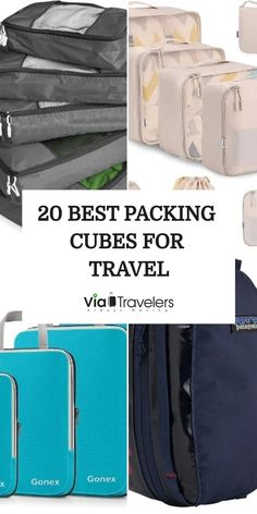 20 best packing cubes for travel. Luggage Organization, Packing Cubes, Maximize Space, Free Travel