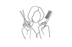 Hairdresser Illustration, Eucalyptus Illustration, Hairstylist Svg, Hairdresser Tools, Hair Salon Price List, Hairdresser Svg, Hair Salon Prices, Dream Photoshoot, Books Business