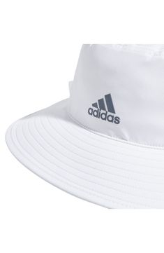 Add a sporty and stylish element to your wardrobe with this lifeguard bucket hat. 4" brim UPF 50 sun protection 100% polyester Hand wash, dry flat Imported Adidas Adjustable Casual Bucket Hat, Adidas Casual Adjustable Bucket Hat, Breathable Adjustable Bucket Hat, Adjustable Waterproof Bucket Hat For Sports, Waterproof Adjustable Sports Hats, Casual Waterproof Sun Hat For Sports, Casual Waterproof Sun Hat With Visor, Functional Waterproof Sun Hat For Summer, Casual Waterproof Visor Sun Hat