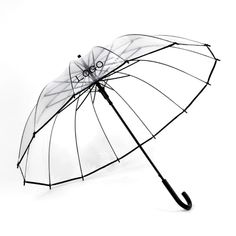 an open umbrella with rain falling down on it