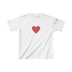 Introducing our latest addition: the women's baby tee featuring a charming vintage red heart design. Available in both black and white, this stylish shirt is perfect for those who appreciate timeless love symbols and classic designs. Crafted with high-quality materials, this baby tee offers both comfort and durability, making it an ideal choice for everyday wear or as a heartfelt gift. The vintage red heart adds a touch of nostalgic romance to any outfit, making it a standout piece in your wardrobe. Our women's baby tee with a vintage red heart captures the essence of classic romance and timeless elegance. Whether you're a fan of vintage-inspired fashion or simply love the iconic symbol of a red heart, this tee allows you to showcase your affection with style. The color options--black and Training Contract, Red Heart Design, Classic Love, Style Graphic Tee, 2000s Style, Baby Graphic Tees, Baby Tees Y2k, 90s Baby, Casual Wear Women