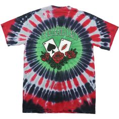 Dealer Casual Tie Dye T-shirt With Graffiti Print, Oversized Tie Dye Short Sleeve T-shirt, Hippie Tie Dye Crew Neck T-shirt, Bohemian Tie Dye Short Sleeve T-shirt, Greatful Dead Tshirt, Tie Dye T Shirts, Dyed Tops, Dye T Shirt, Tie Dye Top