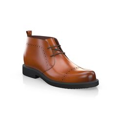 are handcrafted by individual order. Upper material is made by premium leather. Insole and lining materials - textile. Your new shoes will be handcrafted especially for you and delivered for free to your home or office in 1-2 weeks. Included option for free return and remake if the shoes do not fit.Only now all this is available at an exclusive price of $269.00.Proceed with you order now. Formal Lace-up Boots With Leather Lining, Classic Ankle Lace-up Boots With Textured Sole, Brown Lace-up Boots With Leather Sole For Business, Classic Boots With Rubber Sole And Almond Toe, Classic Boots With Almond Toe And Rubber Sole, Classic Lace-up Boots With Round Toe And Leather Lining, Classic Lace-up Boots With Leather Lining And Round Toe, Classic Almond Toe Boots With Rubber Sole, Leather Sole Business Boots With Round Toe