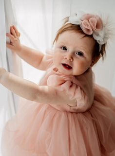 Sweet Pink Tutu Dress For Baptism, Pink Sweet Princess Dress For First Birthday, Sweet Pink Princess Dress For First Birthday, Cute Pink Tutu Dress For Baptism, Sweet Tulle Dress For First Birthday, Tulle Draping, Blush Pink Flower Girl Dress, Pink Birthday Dress