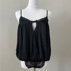 Nwot Free People Silk Lace Bodysuit All Orders Ship In 1-3 Business Days! Free People Black Satin Flowly, Laced Trim, Keyhole Bodysuit Size: Xs Color: Black Brand: Free People Intimately Style: Satin Lace Bodysuit Condition: Nwot (Never Worn, See Panty Liner)No Flaws, No Holes, No Rips, No Stains, No Pilling, No Visible Signs Of Wear // Clean Condition Measurements (See Photos): - 16.5" Top Length - 14.5" Front Center Length - 22" Total Bodysuit Length (Incl. Bottom) - 14.5" Bust - 12.5" Across Summer Sleeveless Bodysuit With Lace Trim, Sleeveless Summer Bodysuit With Lace Trim, Sleeveless Lace Trim Bodysuit For Summer, Black Lace Trim Bodysuit For Summer, Free People Bodysuit, Panty Liner, Silk Lace, Free People Black, Lace Bodysuit