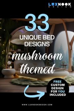 Mushroom Themed Beds: Nestle into Nature’s Whimsical Charm