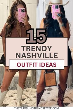 Heading to Nashville? These cute outfit ideas are perfect for exploring the city in style! Discover Women's Fashion that fits the vibe of this lively destination, featuring Country Outfits and trendy Women's Style. Plus, get tips on Travel Packing to help you pack smart and stylish for your trip. Nashville Outfit Ideas, Travel Nashville, Casual Cowgirl, Travel Packing Essentials, Nashville Outfit, Casual Country Outfits, Nashville Bachelorette Party, Nashville Trip