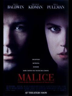 a movie poster with two people staring at each other