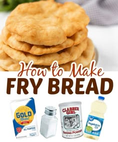 how to make fry bread with the title overlay