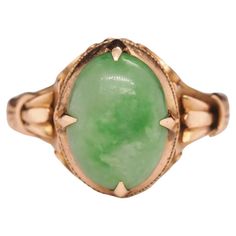 Year: 1940s Item Details: Ring Size: 7.5 (Sizable) Metal Type: 18k Yellow Gold [Hallmarked, and Tested] Weight: 4.3 grams Jade Details: 12.5mm x 8.5mm Band Width: 2.5mm Condition: Excellent Era: Vintage Hand Carved Ring, Carved Ring, Carved Jade, Gold Hand, Jade Ring, Jade Carving, Gold Hands, Jewelry Rings Engagement, Ring Size 7