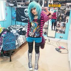 Scene Emo Fashion, Emo Fits, Emo Scene Hair, Scene Girls, Scene Fashion, Scene Kids, Emo Outfits