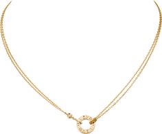 https://www.cartier.com/en-us/collections/jewelry/necklaces/love/b7219500-love-necklace-2-diamonds.html Jeanne Toussaint, Cartier Love Necklace, Goodluck Charms, Pink Gold Necklace, Luxury Gowns, Trinity Necklace, Gold Diamond Watches, Cartier Earrings, Cartier Necklace