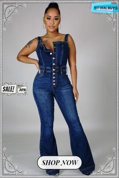 Washed Women's Fashion Casual Sexy Suspender Denim Jumpsuit Wide Leg Pants Trendy High-waist Jumpsuits And Rompers With Suspenders, Denim Jumpsuits And Rompers With Suspenders, High Waist Fitted Overalls With Suspenders, Fitted High Waist Overalls With Suspenders, Fitted Denim Bottoms With Suspenders, Trendy Denim Jumpsuits And Rompers With Suspenders, Trendy Denim Jumpsuits With Suspenders, Trendy High Waist Dark Wash Jumpsuits And Rompers, High Waist Denim Jumpsuit For Night Out