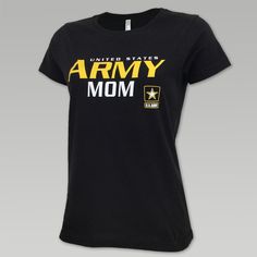 Outfit your favorite lady by proving your love sharing your dedication to the United States Army. This mom tee is sure to sweep her off her feet. There's no other way to celebrate all the support she has provided! &nbsp 100% Cotton Ladies Well Ideas, Camo Birthday, Military Deployment, Confidence Kids, Army Women