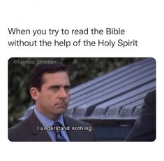 Study Memes, Christian Funny, Reading Bible, Christian Comics