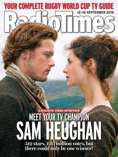 the cover of radio times magazine featuring sam heugh