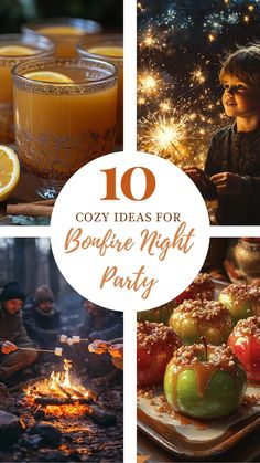 Discover 10 cozy and fun ways to celebrate Guy Fawkes Night with bonfires, British treats, and nostalgic traditions - Read More! #bonfirenight #guyfawkesnight #britsabroad #britishexpat #britishtraditions Bourbon And Bonfire Party, Snacks For A Bonfire Party, S’mores Bonfire Party, Guy Fawkes Night Food, Guy Fawkes Night Aesthetic, Bon Fire Party Ideas For Adults, Bonfire Checklist