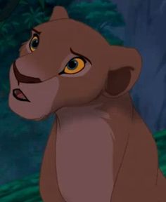 the lion cub from disney's live - action movie is shown in this image