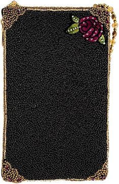 Mary Frances Crossbody-Clutch Black Crossbody Handbag Bag New Dimensions: 4. 75 x 0. 5 x 7. 75" Products Details: Imported Mary Frances crossbody phone bags are the perfect little fashion statement when you are out and about. These beaded soft body bags feature a zipper side pocket, perfect for your cell phone, a magnet pocket that safely stores your glasses and a removable crossbody chain strap so you can carry as a clutch or sling it crossbody Strap Drop Length: 23" In Features: Top magnet clo Handbag Boutique, Mary Frances, Clutch Black, Phone Bags, Crossbody Clutch, Black Crossbody, Out And About, Phone Bag, Side Pocket