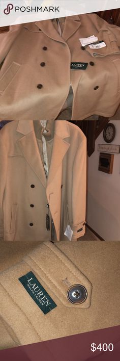 Ralph Loren car coat Bought new and it was the wrong size at Macy’s!  We just haven’t been to Chicago to return it! Beautiful coat tags are still on it!!! Ralph Lauren Jackets & Coats Pea Coats Ralph Loren, Buy Coats, Car Coat, Pea Coats, Car Collection, Khaki Pants, Chicago, Coats Jackets, Ralph Lauren