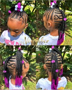 Kid Braids With Beads, Children Hair Styles, Ashanti Braids, Kid Braid Styles With Beads, Kids Braided Hairstyles With Beads, Kids Braids With Beads, Hair For Kids, Styles For Medium Hair, Hair Styles For Medium Hair