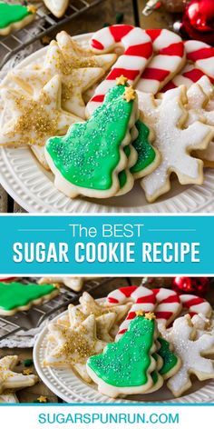 the best sugar cookie recipe for christmas cookies