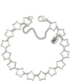 From James Avery&#x2C; this bracelet features: Set your favorite charms amongst the stars. This sterling silver James Avery bracelet is a sweet reminder to never stop looking up or can be worn in celebration of the loved ones that hold the stars for you. Sterling silverLobster clasp closureSmall approx. 7.125" longMedium approx. 7.625" longLarge approx. 8.125" longCrafted in America using the world's finest materials.Due James Avery Charm Bracelet, James Avery Bracelet, Star Charm Bracelet, Charm Bracelets For Girls, James Avery Charms, James Avery Jewelry, James Avery, Star Bracelet, Star Charms