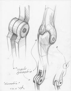 Mechanical Joints Reference, Mech Joints, Orianna League Of Legends, Mechanism Design, Robot Design Sketch, Industrial Design Sketch, Robot Design