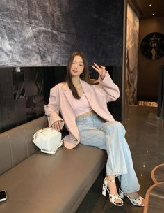 Asian High Fashion, High Fashion Model, Classy Going Out Outfits, Oversized Outfit, Business Outfits Women, Woman Suit Fashion, Model Outfits, Fashionista Clothes