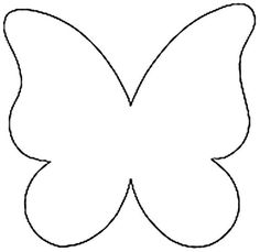 the outline of a butterfly that has been cut out