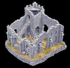 an image of a castle made out of rocks