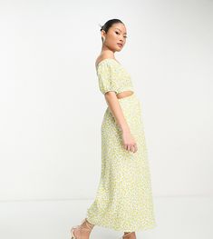 Petite by Ever New Petite All other dresses can go home Floral design Off-shoulder style Cut-out panels Regular fit Yellow Off-shoulder Midi Dress For Brunch, Chic Yellow Off-shoulder Maxi Dress, Green Off-shoulder Maxi Dress For Day Out, Yellow Off-shoulder Maxi Dress For Spring, Yellow One-shoulder Maxi Dress For Summer, Yellow Off-shoulder Maxi Dress For Summer, Yellow Off-shoulder Spring Dress, Dress For Petite Women, Petite Maxi Dress