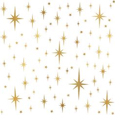 gold stars on a white background