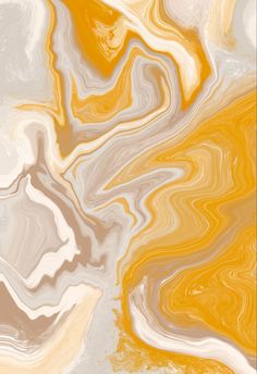 an abstract marble background with yellow and white swirls in the form of wavy lines