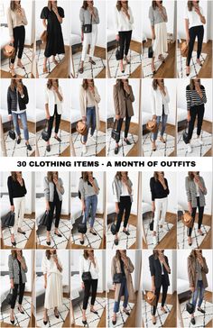 Month Of Outfits, Walls Color, Smart Casual Work Outfit Women, Chic Capsule Wardrobe, Smart Casual Women Outfits, Capsule Wardrobe Women, Smart Casual Women, Smart Casual Work Outfit, Casual Work Outfits Women