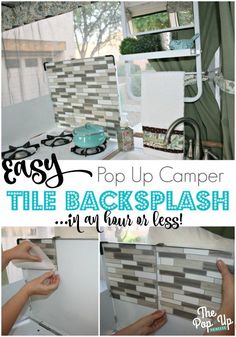 the backsplash is easy to install and use