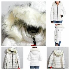 Nwt Nautica Women Puffer Jacket In White Color : White Zip Off Hood With Faux Fur Trim Soft Pile Collar Lining Water Resistant Fabric Warm Fleece Pockets Rib Knit Cuffs With Thumb Holes Made In China Content: Shell: 100% Polyester Insulation: 100% Polyester Midweight White Weatherproof Winter Outerwear, White Weatherproof Long Sleeve Outerwear, White Hooded Puffer Jacket For Winter Sports, Winter Weatherproof White Outerwear, White Weatherproof Fall Outerwear, White Casual Outerwear With Faux Fur Trim, Casual White Outerwear With Faux Fur Trim, White Weatherproof Outerwear For Spring, White Hooded Outerwear For Snow