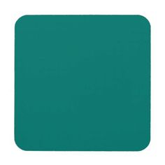 a teal colored mouse pad on a white background