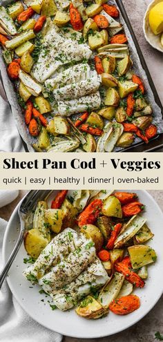 sheet pan veggies with chicken, carrots and parmesan cheese on top