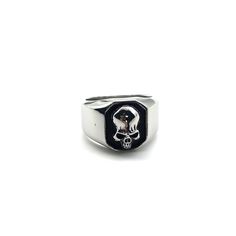 Stainless Skull Ring,Men Band Ring,Hip Hop Rings,Bike Rider Jewelry Finding Material:stainless steel Ring Size: US 7 - US 13 Black Biker Rings For Biker Events, Black Stainless Steel Rings For Streetwear, Black Biker Skull Ring Gift, Black Biker Style Skull Ring As Gift, Black Biker Style Ring As Gift, Silver Stainless Steel Skull Ring, Gift Skull Ring In Stainless Steel, Gift Stainless Steel Skull Ring, Hip Hop Rings