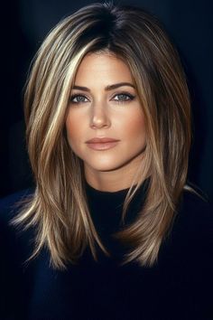 Discover 20 stunning Jennifer Aniston hairstyles to inspire your next look. Get celebrity-inspired styles for any hair length and texture. Layered Medium Long Hair, Jenifer Aniston Layers, Haircuts Layered Medium, Jennifer Aniston Nails, Jennifer Aniston Hair Short, Best Haircut For Fine Hair, Shoulder Length Layers, Jennifer Aniston Short Hair, Jennifer Aniston Hairstyles