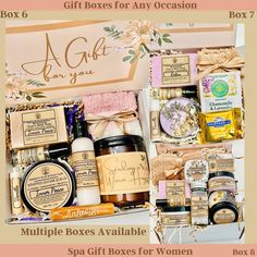 Receive Free Shipping when you spend $35 in our shop. Shop for Hygge Gift Boxes, Thank you Gifts, Birthday Gifts, Employee Gifts, Pamper Gifts for Women, Coworker Gifts, Friend Gifts, Mom Gifts, Employee Appreication Gifts, Gratitude, Sympathy Gifts, Christian Gifts, Christmas Gifts, Holiday Gifts, Hygge Gifts with Blanket, Sending Warm Hugs, Warm & Cozy Comforting Gifts for her, Grateful, Thankful, Blessed Gifts Indulge in the ultimate relaxation experience with our personalized spa gift sets, the perfect token of appreciation for any occasion. Our gift sets include a variety of different products such as handcrafted soap, rejuvenating bath salts, an invigorating shower steamer, a soothing essential oil mist, a nourishing body oil roll-on, a moisturizing lip balm, and a calming candle and Joy Candle, Calming Candles, Birthday Gift Best Friend, Coworker Gifts, Sage Candle, Hug Gifts, Hygge Gifts, Lip Balm Gift, Gifts Christian