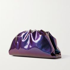 Nwt Bottega Veneta Mini Pouch Purple Iridescent Trendy Purple Bag With Removable Pouch, Luxury Purple Bags With Removable Pouch, Trendy Purple Pouch Clutch, Luxury Purple Bag With Removable Pouch, Bottega Veneta Bag Purple, Bottega Veneta Mini Pouch, Bottega Veneta Pouch, Iridescent Color, Purple Accessories