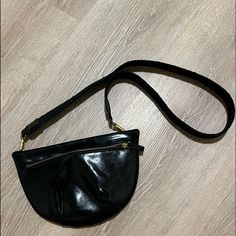 Black Leather, Brass Zipper, Braided Crossbody Strap. That’s It! So Minimal Yet So Chic! A Great Bag For Your Cell & Some Every Day Essentials Once You Get Used To Carrying Smaller (Bags) A Weight Is Literally Lifted Off Your Shoulder! Like Brand New! Minimally Used! Same Day Shipping Edgy Crossbody Bag With Adjustable Strap, Edgy Crossbody Shoulder Bag With Hardware, Anthropologie Sling Bag, Black Rivet Crossbody Bag, Crossbody Clutch Purse, Black Riveted Crossbody Bag, Anthropologie Bags, Crossover Bags, Kilim Bag