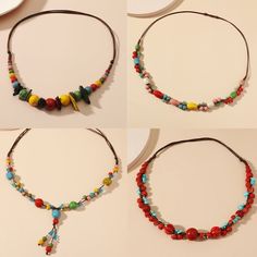 Ceramic Fashion, Fashion Beads, Puppy Supplies, Ethnic Style, Ceramic Beads, Watch Necklace, Leather Jewelry, Ethnic Fashion, Ring Bracelet