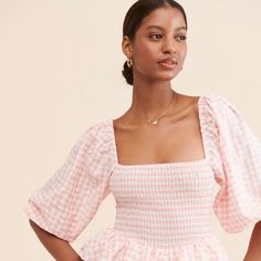 Ruffle Romper, Cold Shoulder Top, Bold Prints, Sewing Inspiration, Gingham, Shoulder Top, Outfit Ideas, Two Piece, Rompers