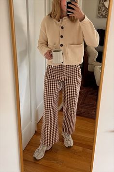 Printed Straight Pants curated on LTK Straight Pants, Gingham, The Creator, Pants, Clothes, Trousers