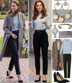 Kate Middleton Business Professional, Kate Middleton Work Outfit, Old Money Outfits Office, Chunky Dad Sneakers, Casual Outfits For Work